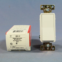 Pass and Seymour 2621-W White Commercial Decorator Rocker Wall Light Switch 20A