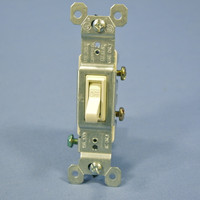 Pass & Seymour Light Almond Single Pole ON/OFF Framed Toggle Switch 15A 660-LAG