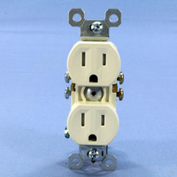 Pass & Seymour Legrand Light Almond Tamper Resistant Receptacle Outlet 15A 125V NEMA 5-15R 3232TR-LACC14