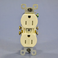 Pass & Seymour Light Almond Tamper/Weather Resistant Receptacle Outlet 15A Trademaster3232TRWR-LA