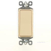 Pass and Seymour Legrand Ivory Single Pole Decorator Rocker Wall Light Switch 15A 120/277VAC Bulk TM870-ICC
