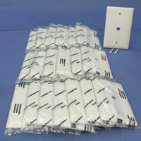 20 PS TrademasterWhite 1-Gang Phone Cable 13/32" Hole Unbreakable Covers TP11-W