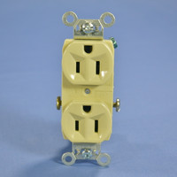 Pass & Seymour CR15-I Ivory Commercial Receptacle Outlet Duplex 15A 125V Bulk