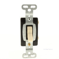 Pass and Seymour Ivory COMMERCIAL GRADE Single Grade ON/OFF Toggle Wall Light Switch 15A 120/277V Bulk CS115-IU