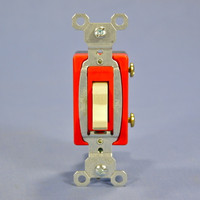 Pass & Seymour Ivory COMMERCIAL Toggle Light Switch 20A CS20AC1-I
