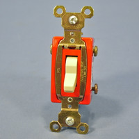 Pass & Seymour Ivory COMMERCIAL Toggle Light Switch 3-Way 20A CS20AC3-I