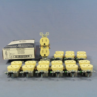 10 Pass & Seymour 3232TR-I Ivory Tamper Resistant Receptacle Outlets 15A 125V NEMA 5-15R