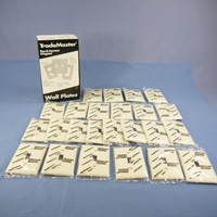 25 New Pass & Seymour Lt Almond Large UNBREAKABLE Switch Cover Wallplates TP1-LA