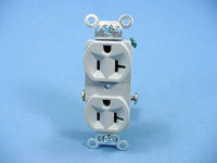 Pass & Seymour CR20-GY Gray 20A Receptacle Outlet Duplex 125V 5-20R Commercial