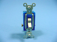 Pass & Seymour Gray COMMERCIAL Toggle Light Switch 3-Way 15A Bulk CS315-GRY