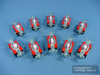 10 Pass & Seymour White HARD USE 4-WAY Toggle Light Switches 20A CSB20AC4-W