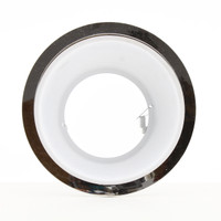 Nora NTM-31C 2PK 6" Br/Par30 Stepped Baffle with Plastic Ring White/Chrome