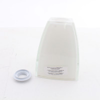 Craftmade/Litex N892F Frosted Bell Mini Pendant Glass Lamp Light Shade 6"h x 4.5"w, 1-5/8" Opening, 13/16" I.D. Bushing