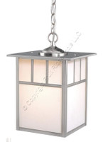 Vaxcel OD14696ST 9" Mission Steel Stainless Steel Outdoor Pendant
