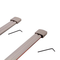 Nora Lighting NRS90-O08BN Brushed Nickel Finish 92-3/8" Rail