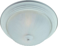 Maxim 5832FTTW 3 Light Flush Mount in Textured White with Frosted Glass