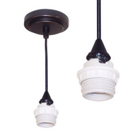 Nora NRS90-P56BZ Monopt.8.5' Cord 60W/A19 Bronze