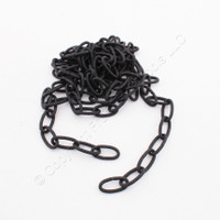 Capital Lighting Fixture 120" Replacement Connecting Links Black Chain CH40BIX10