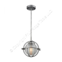 Elk Lighting 16172/1 Aubridge Single Light 10" Wide Weathered Zinc Pendant