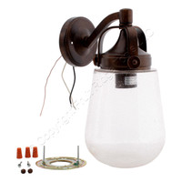 Elk Lighting Lowden 42550/1 Outdoor Wall Sconce Light Fixture 12hx7wx8d Bronze