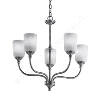 Kichler 43651AP Bronze Pewter Lilah Chandelier with 5 Lights 25" Wide 100 W/bulb