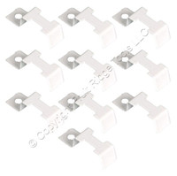 10-Pack WAC US LED-HVT-CL2 Flexline Mounting Clip Single Fastened White