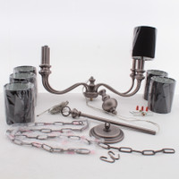 Jeremiah Lighting 28526-AN Willow Park Single Tier 6LT Chandelier Antique Nickel