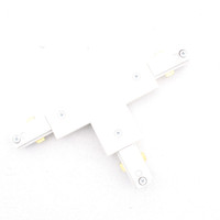 New Cooper Lighting HALO LAZER White Right Hand T-Connector Track Feed LZR213RP