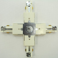 Cooper Lighting LAZER HALO White X-Connector Four Track Joiner Track Feed LZR214P