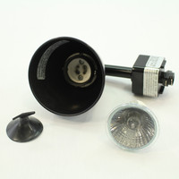 Cal Lighting Black w/Cone Black Track Head Lighting Fixture 120V 50W HT-954-BK/CBK