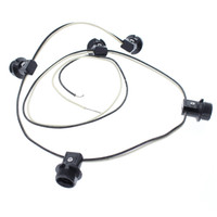 Leviton 5-Light Threaded Phenolic E12 Candelabra Base 41" Harness Set 75W 125V