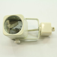 Cal Lighting White Pinhole Linear Square Head Ceiling Track Lighting Fixture 3-Wire Connection 50W HT-912-WH