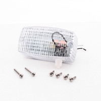 Peterson V391C Clear 12V Interior Dome Light 4-9/16" x 2-1/2" Polycarbonate Lens