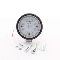 Peterson V908 LumenX 4" Round White LED Rubber Housing Work Light for Trailer