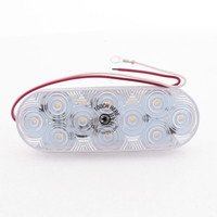 Peterson 870W Clear LumenX Oval LED Touch Interior Dome Light 400 Lumens