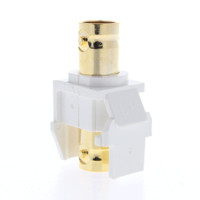 Leviton Quickport BNC Video Jack 40832-W