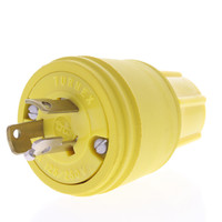 Daniel Woodhead 26W08 Yellow Watertight Twist Locking Plug Non-NEMA 20A 125/250V