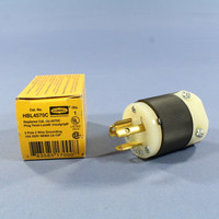 Hubbell Bryant Insulgrip L6-15 Locking Plug Twist Lock NEMA L6-15P 15A 250V HBL4570C Boxed
