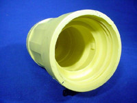 New Leviton Yellow Weather Water Resistant Boot 3-Wire 20/30A Locking Connector 6032-Y