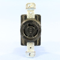 Hubbell Bryant Non-NEMA Locking Receptacle Turn Twist Outlet SGL H/L 20A 125/250V HBL7310B