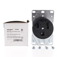 Eaton Welder Outlet Receptacle 6-50 50A 250V NEMA 6-50R 5709N