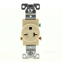 Eaton Ivory COMMERCIAL Single Outlet Receptacle NEMA 6-20R 250V 20A 1876V Boxed