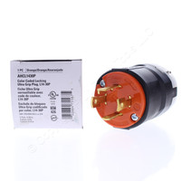 Eaton Orange Twist Turn Locking Plug NEMA L14-30P 30A 125/250V 3P4W AHCL1430P