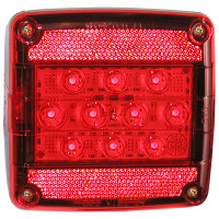Peterson V840 4.5" Piranha LED Stop Turn Taillight w/o License Light for Trailer