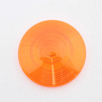 Peterson 33815A Amber 4-1/8" Round Stop Turn Tail Light Replacement Lens Acrylic