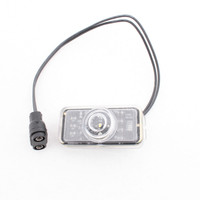 Peterson 153C-P White 2.5" Clear White 1-Diode LED Utility License Plate Light
