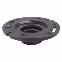 Jones Stephens C47-320 Black 3" x 2" Closet Two-Finger Closet Flange