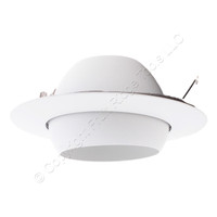 Topaz 6" White Eyeball Trim TPZRT603WH