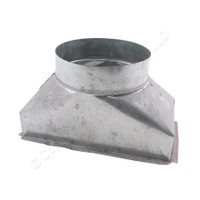 Snappy 82-061207 Galvanized Funnel Register Box 12" Lx6" W Steel Hot Dipped