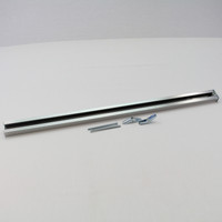 Cal Lighting 2' Brushed Steel Track Single Circuit 120V w/ One End Cap HT-270-BS